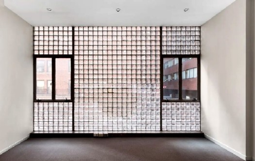 William Lescaze House Glass Block Wall